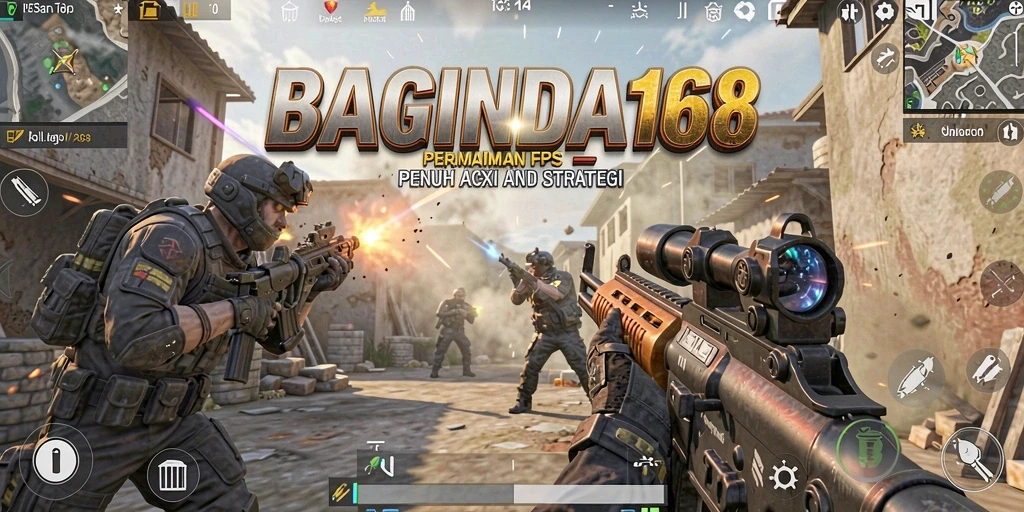 Screenshot BAGINDA168 menampilkan aksi tembak-menembak yang seru dan grafis yang memukau.