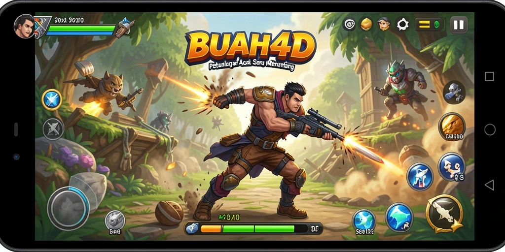 Tampilan gameplay BUAH4D yang seru dan mendebarkan.
