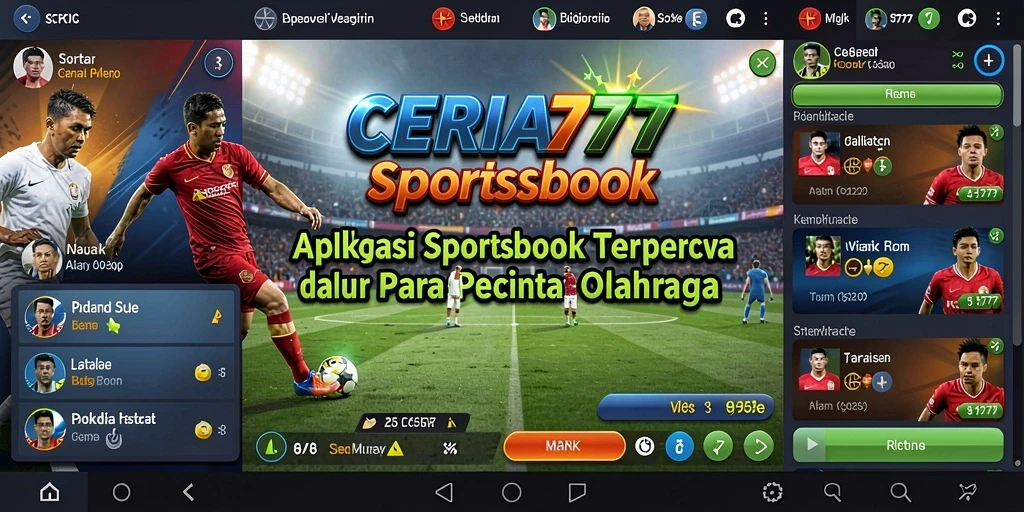 Tampilan gameplay menarik dari CERIA777 dalam taruhan olahraga.