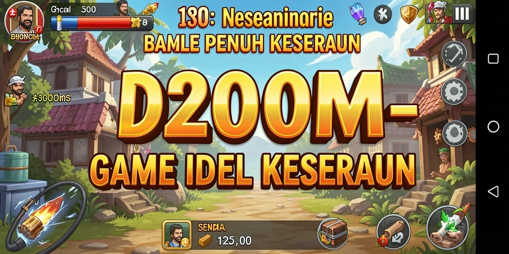 Tampilan gameplay D200M yang menawan dan mengasyikkan.