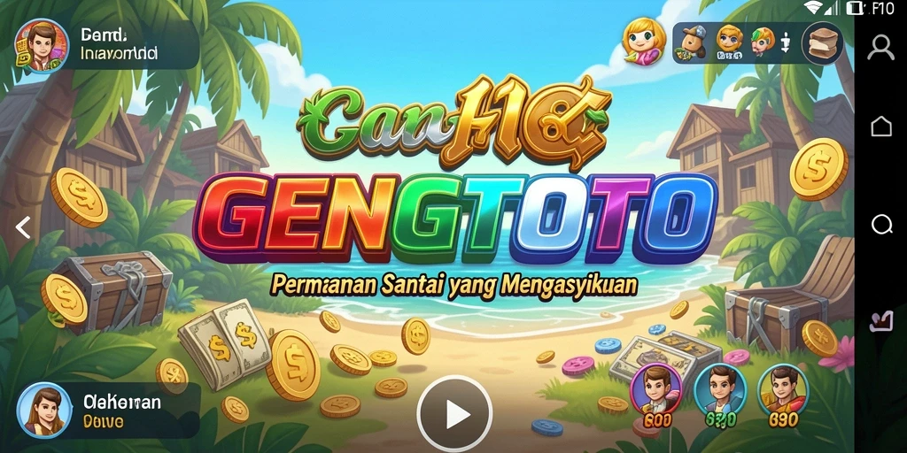 Tampilan gameplay GENGTOTO yang seru dan menghibur.