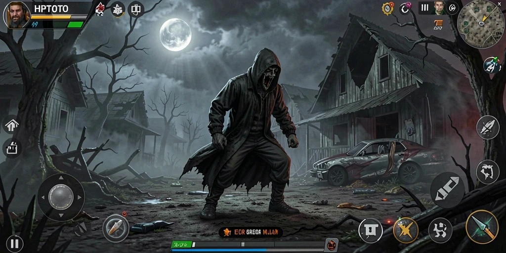 Gameplay HPTOTO yang menegangkan di tengah kegelapan.
