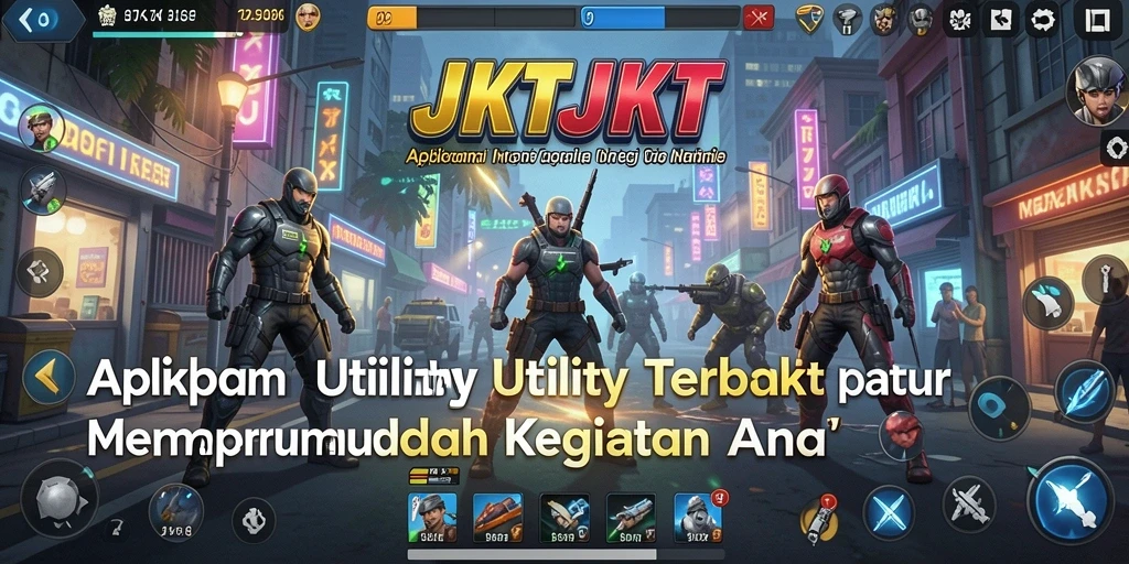 Tampilan utama JKTJKT dengan antarmuka yang sederhana dan efisien.