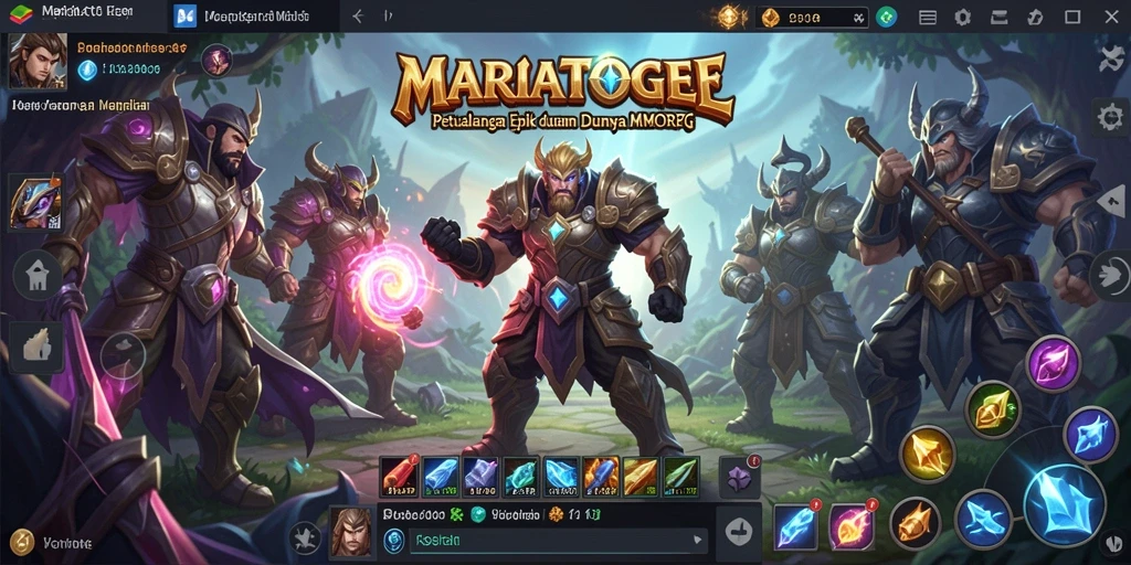 Tampilan gameplay seru dan mendebarkan di MARIATOGEL.