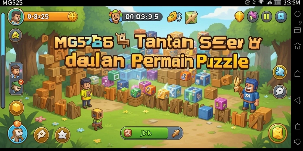 Gameplay MG525 yang menarik dan menantang dalam format puzzle.