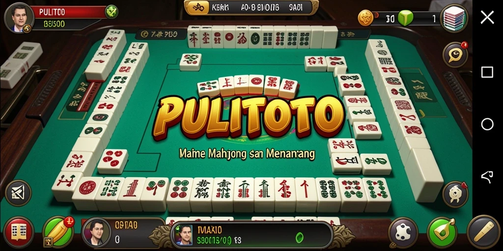 Tampilan menarik dari gameplay Mahjong di PULITOTO.