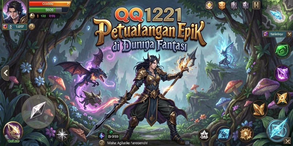 Screenshot gameplay menampilkan aksi seru di dunia RPG.