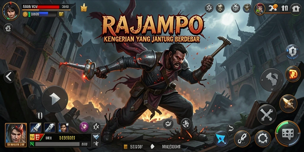 Gameplay RAJAMPO yang menegangkan dan mencekam.