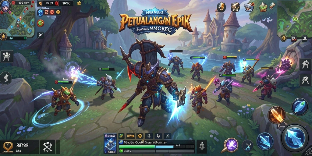 Tampilkan momen seru dalam petualangan MMORPG RR89.