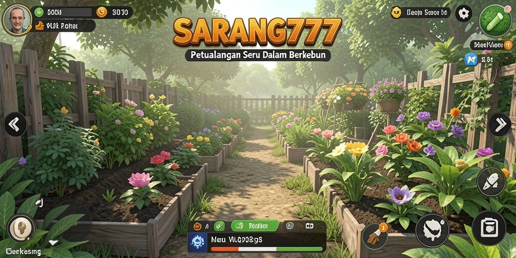 Tampilan gameplay bersawah yang menakjubkan di SARANG777.