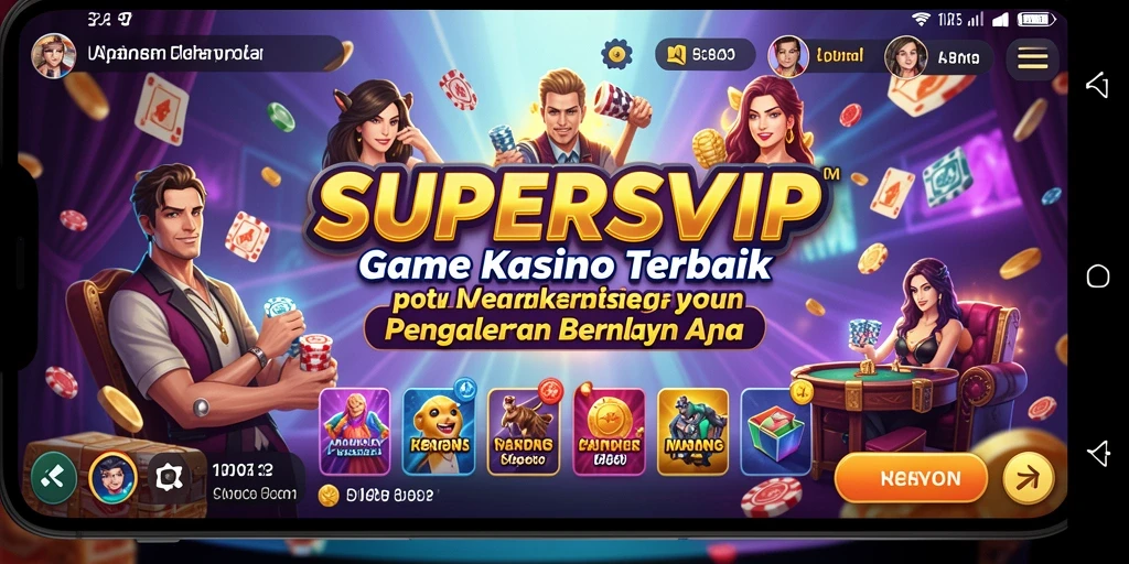 Tampilan menarik gameplay Kasino di SUPERSVIP.
