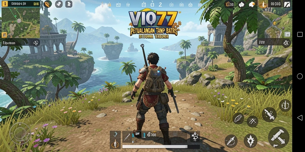 Tampilan gameplay yang menakjubkan di dunia Open World VIO77.